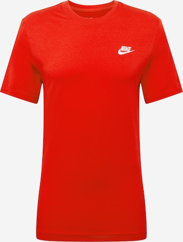 Nike Sportswear Póló 'Club' - piros: elől