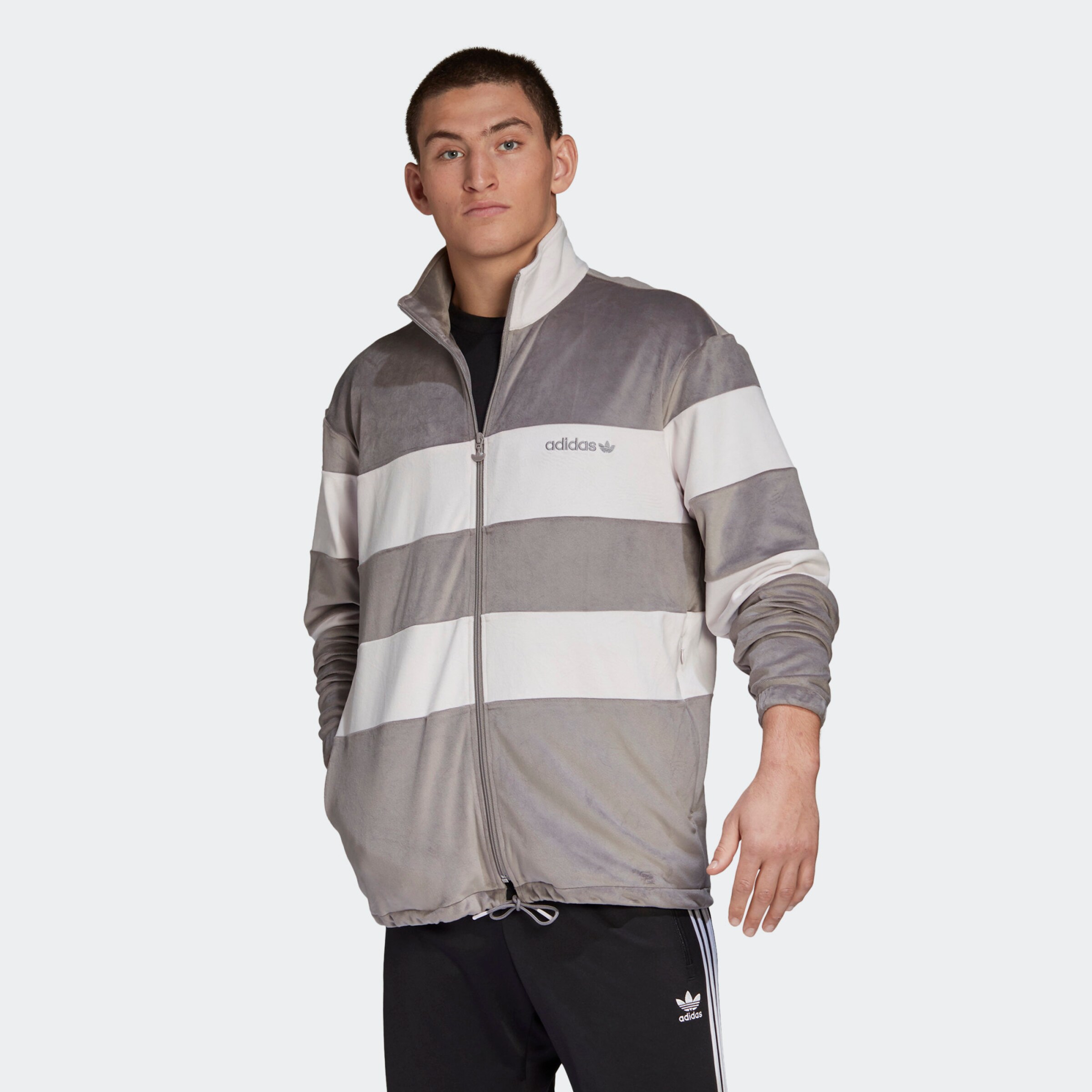 adidas originals jacke grau