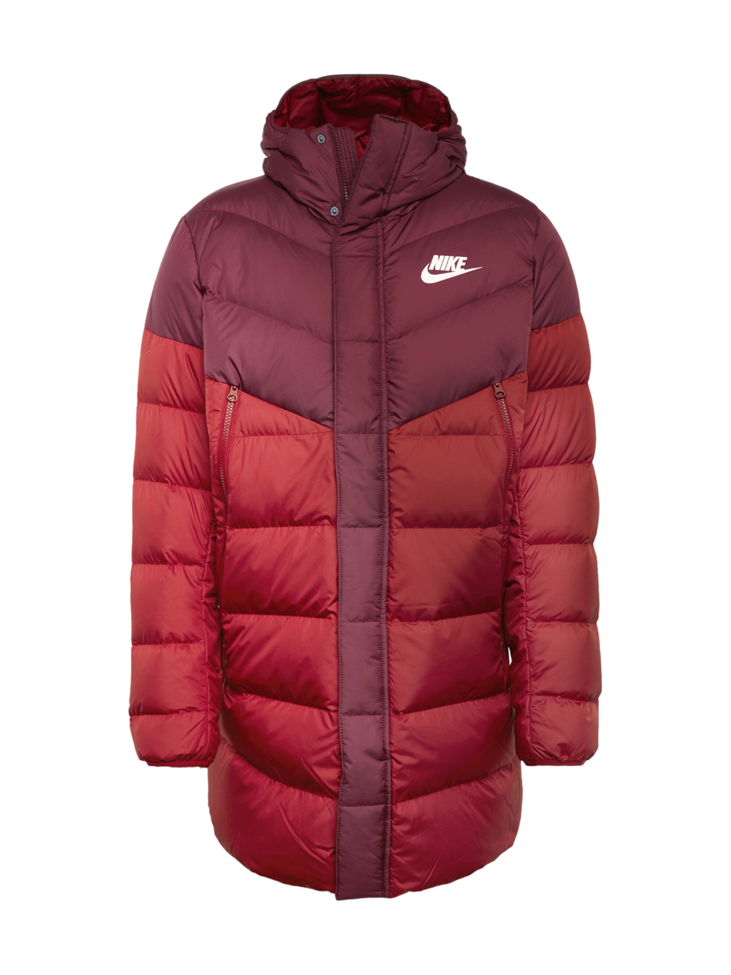 Nike Sportswear - Winterjas 'Windrunner' in de kleur Rood