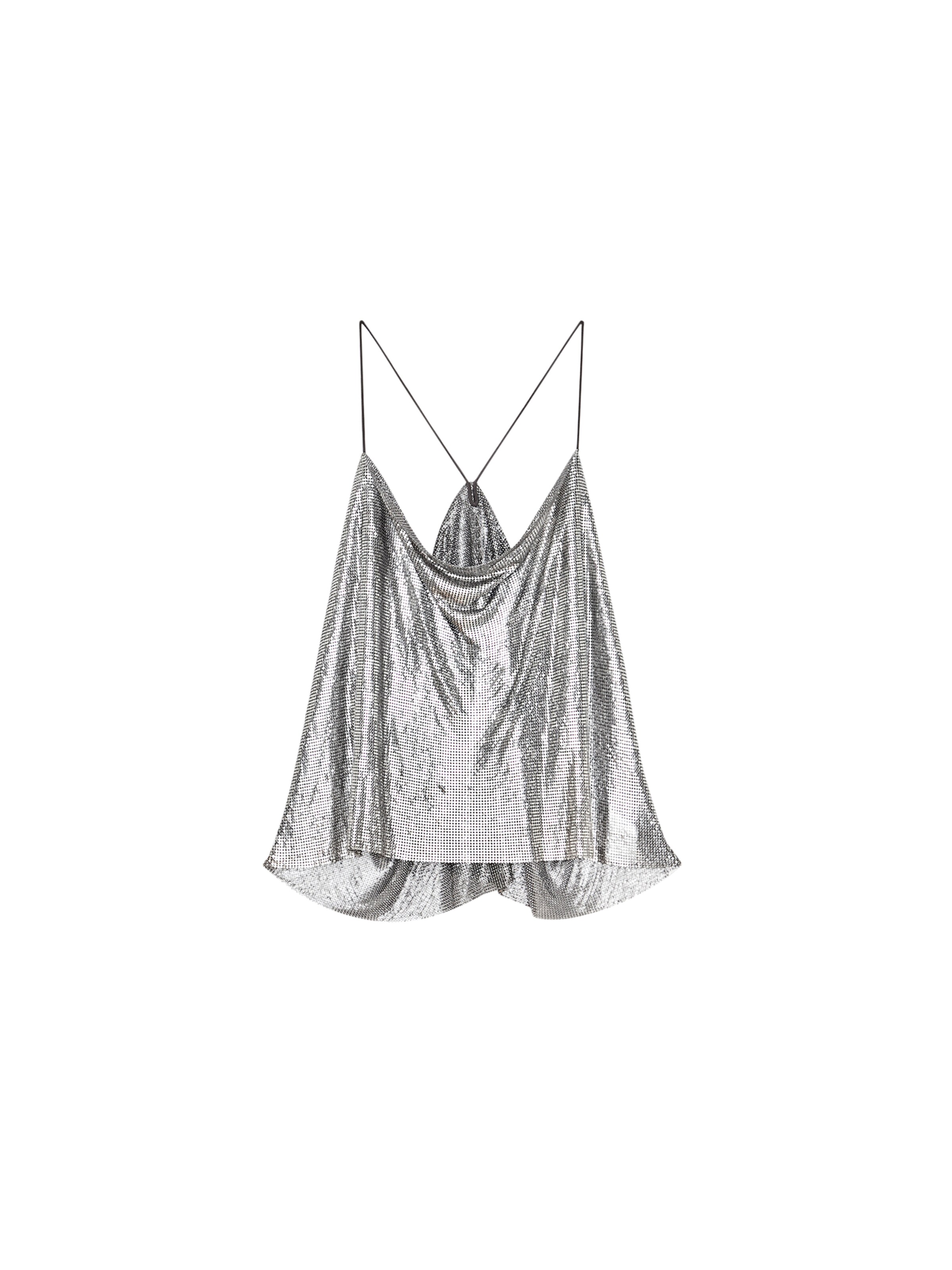 Pepe Jeans - Top 'LINDA' in de kleur Zilver