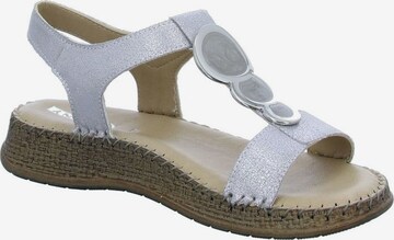 Jenny Strap Sandals in Silver
