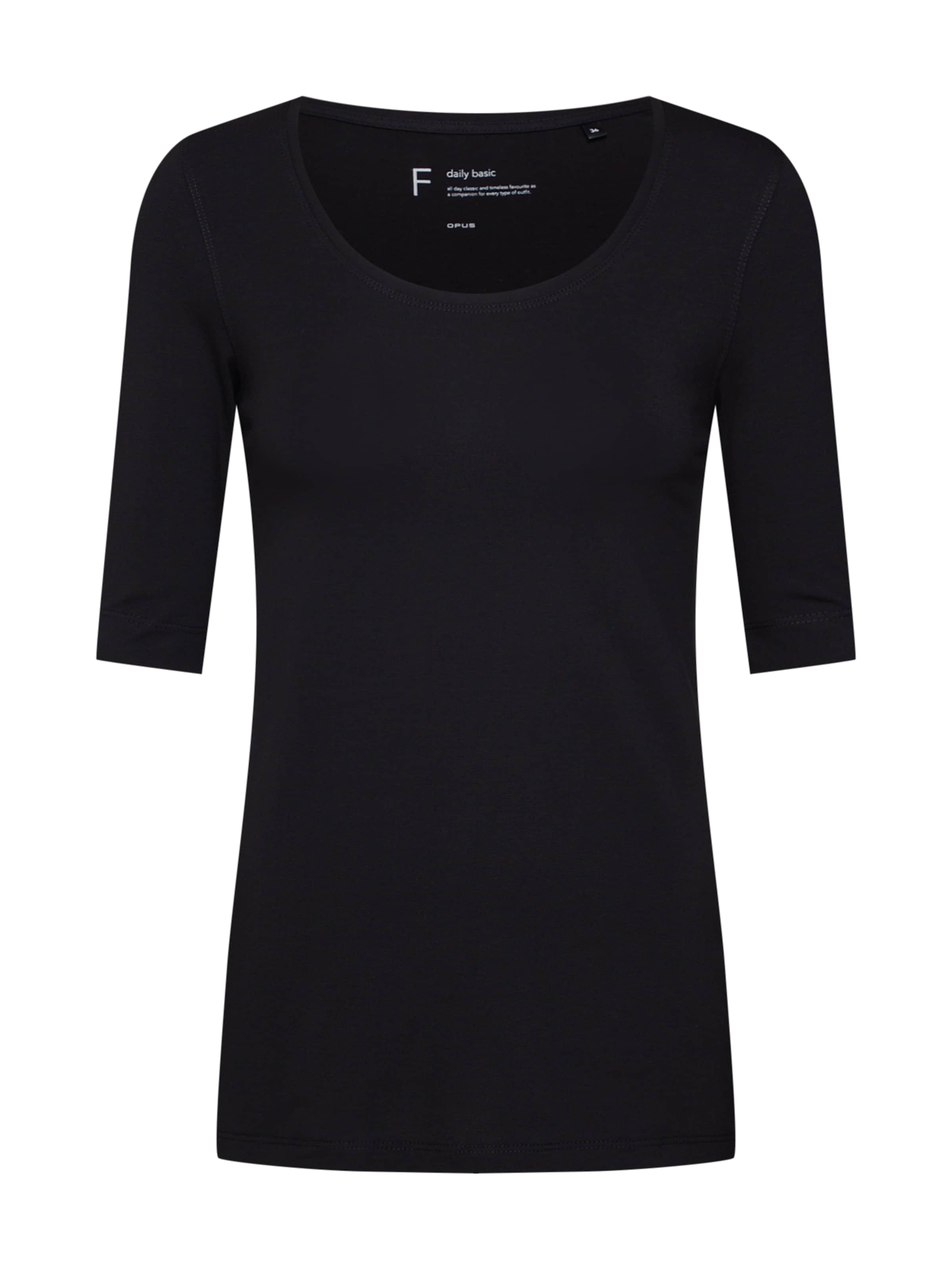 OPUS - Camisa &#x27;Serta&#x27; em preto: frente