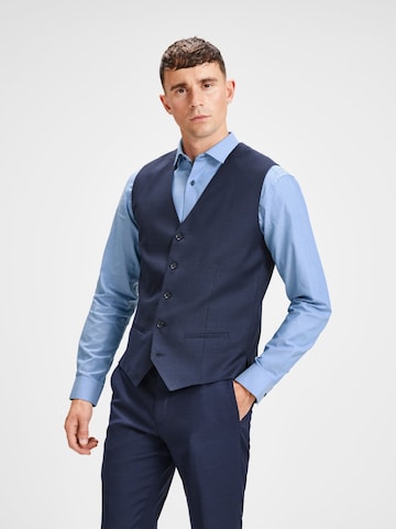 JACK & JONES Suit Vest in Blue: front