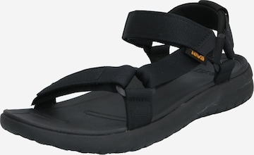 TEVA Trekking sandal 'Sanborn' in Black: front