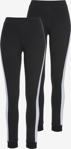 Skinny Leggings ARIZONA en noir : devant