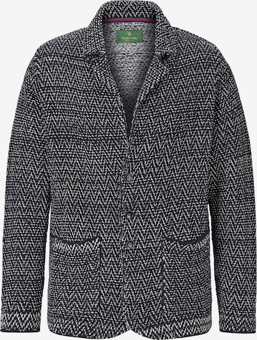 Charles Colby Knit Cardigan 'Treva' in Black: front