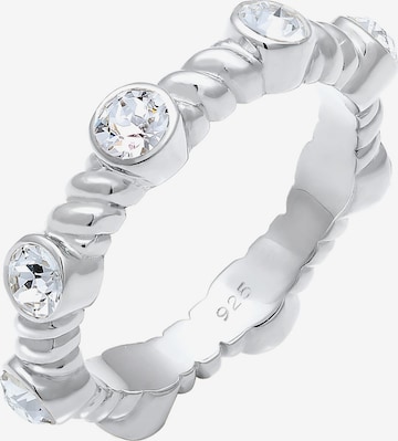 ELLI PREMIUM Ring Infinity Twisted in Silber: predná strana