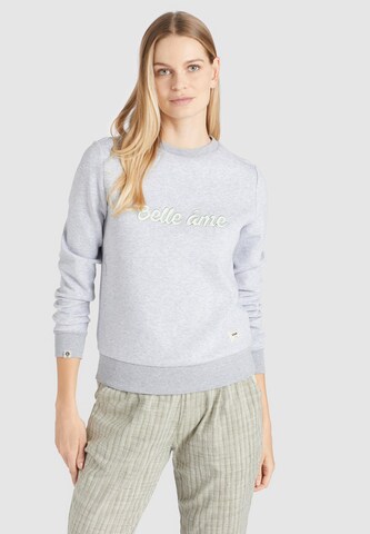 khujo Sweatshirt 'Creole' in Grau: predná strana