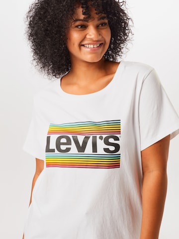 Levi's® Plus T-Shirt 'Perfect' in Weiß