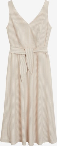 MANGO Zomerjurk 'Tempoli' in Beige: voorkant