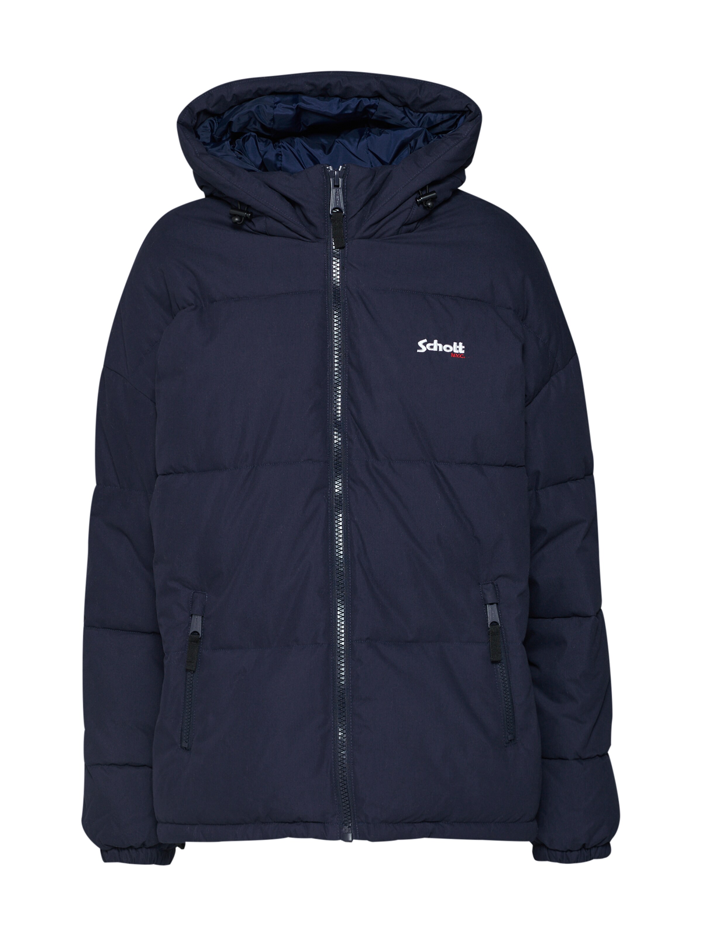 Schott NYC - Winterjas 'JKT Alaska' in de kleur Navy