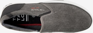 TOM TAILORSlip On cipele - siva boja