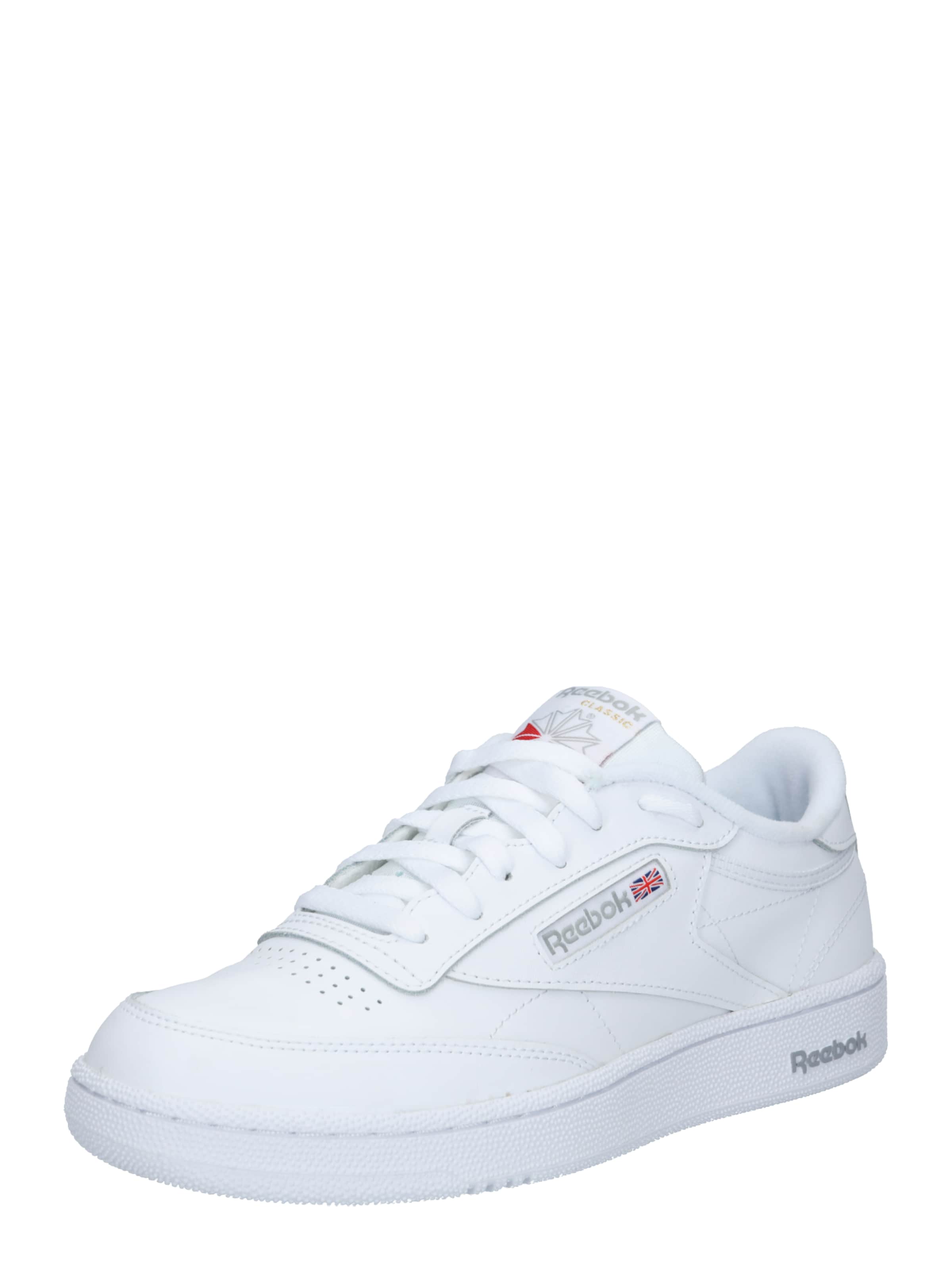 Sneaker low 'Club C85' de la Reebok pe alb: față