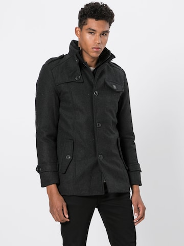 INDICODE JEANS Between-season jacket 'Brendan' in Grey: front