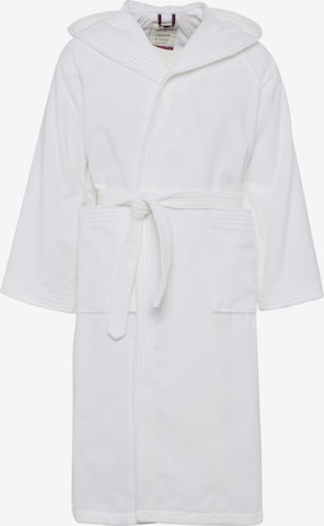 TOM TAILOR Long Bathrobe in White: front