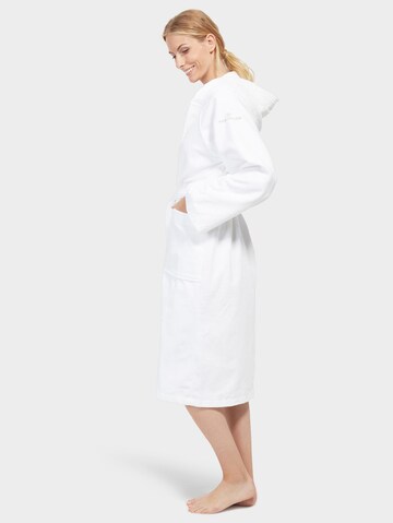 TOM TAILOR Long Bathrobe in White: front