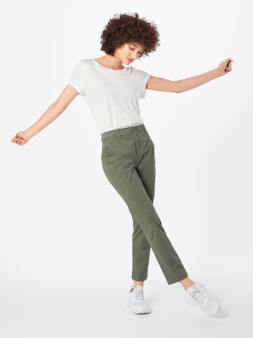 Regular Pantaloni eleganți 'Girlfriend' de la GAP pe verde