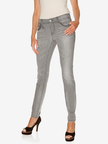 Slimfit Jeans di heine in grigio: frontale