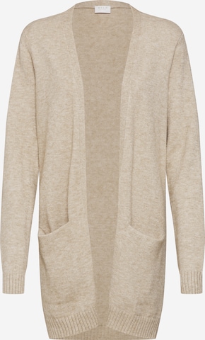 VILA Gebreid vest 'Ril' in Beige: voorkant