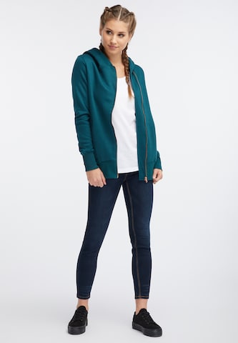 MYMO Zip-Up Hoodie in Green