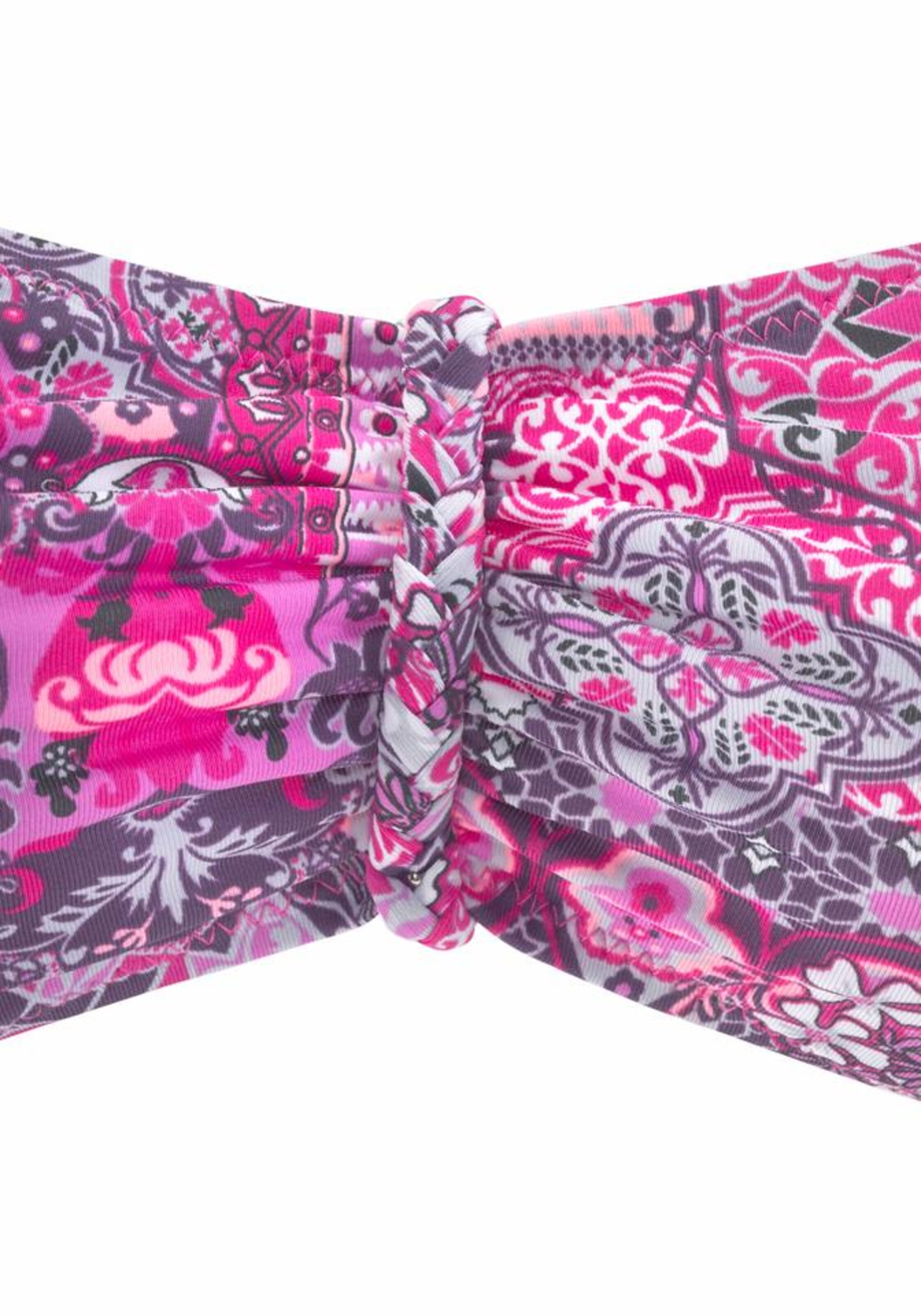 BUFFALO Бандо Верх бикини 'Happy' в Ярко-розовый