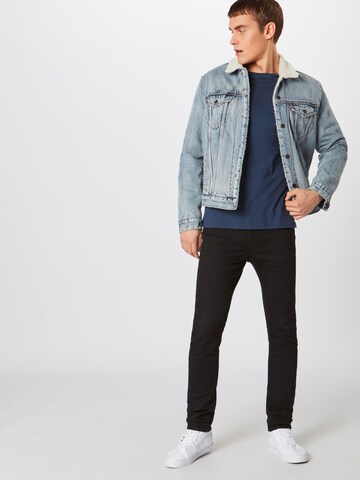 LEVI'S ® Regular Fit Bluser & t-shirts 'LS Original HM Tee' i blå