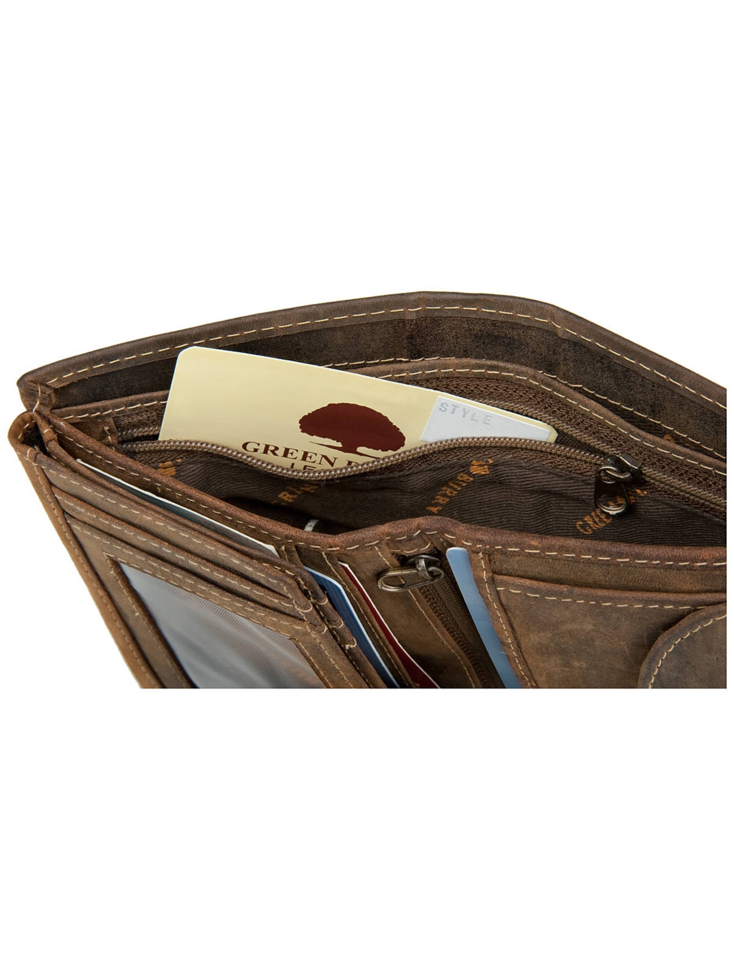 GREENBURRY Geldbörse in Braun