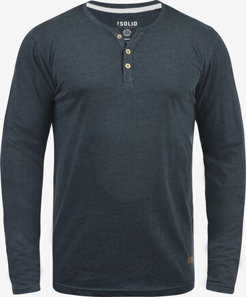 !Solid Shirt 'Volko' in Blauw: voorkant