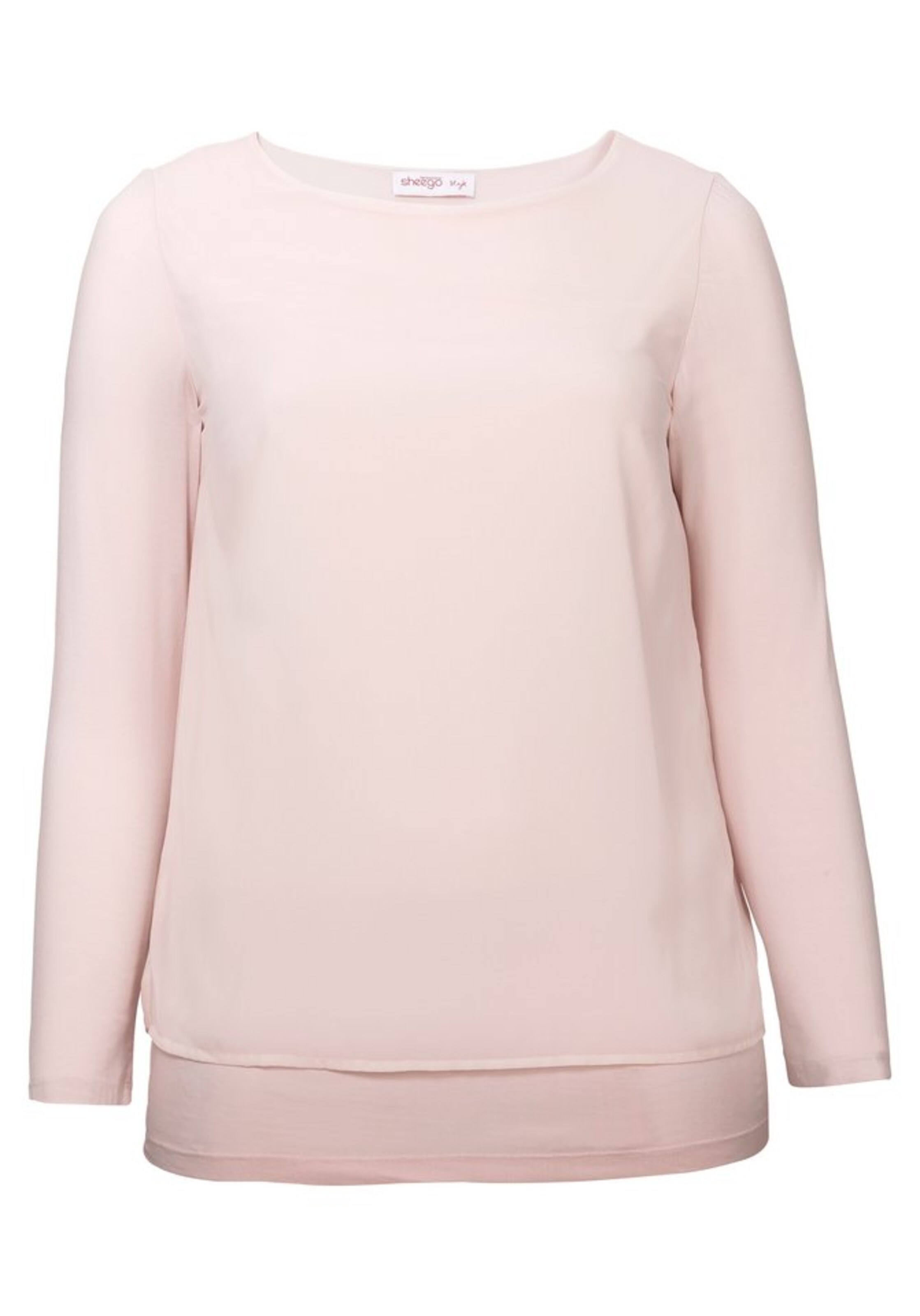SHEEGO - Blusenshirt in rosa