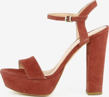 EVITA Strap Sandals 'Stefania' in Brown