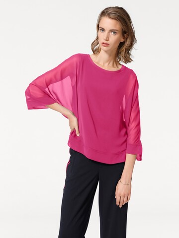 heine Bluzka w kolorze różowy: przód