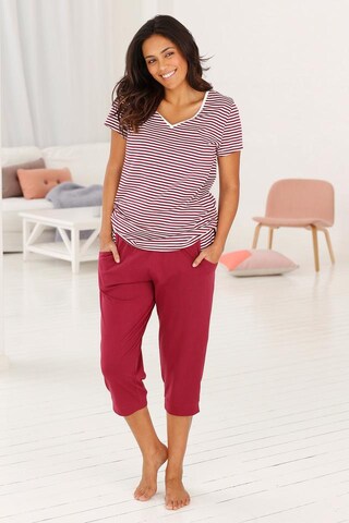 H.I.S Pajama in Red: front