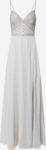 LACE & BEADS Βραδινό φόρεμα 'Marielle' σε γκρι: μπροστά
