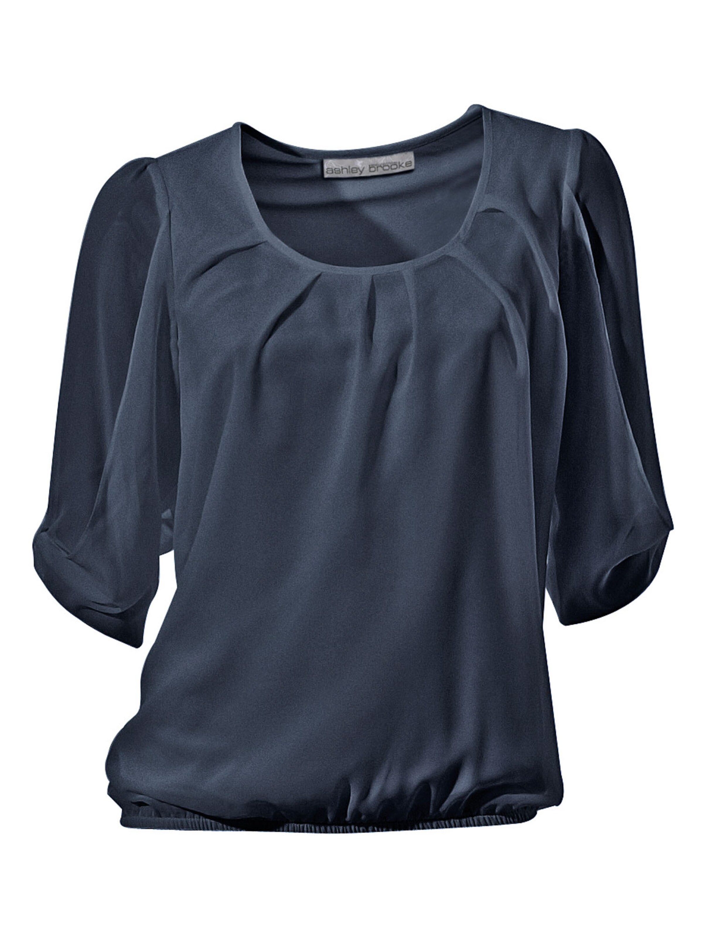 heine - Chiffonbluse in marine