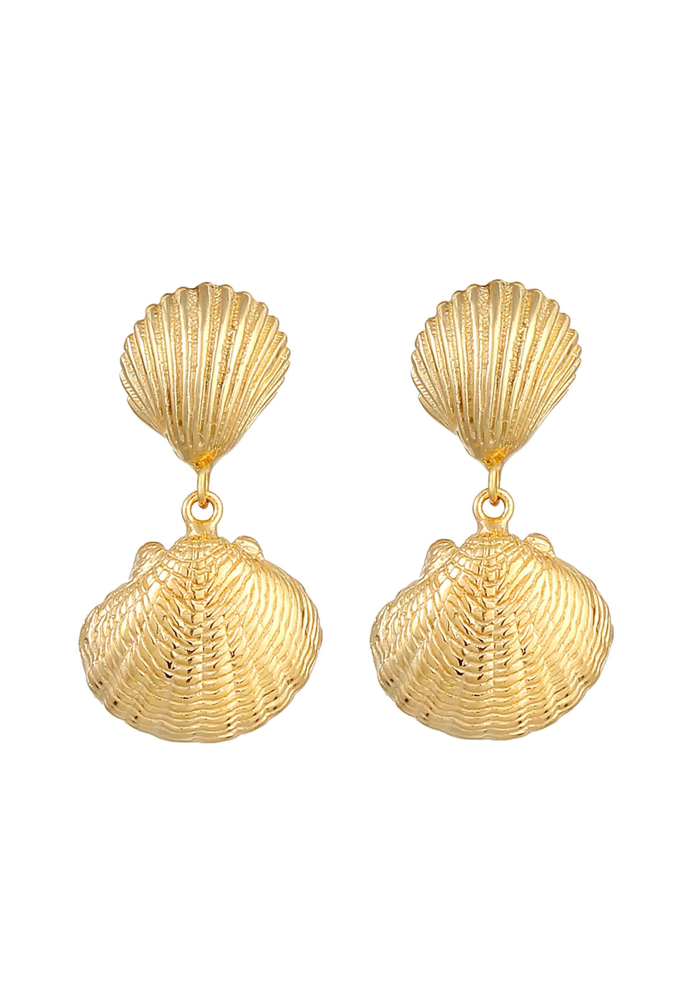 ELLI Earrings in Gold: front