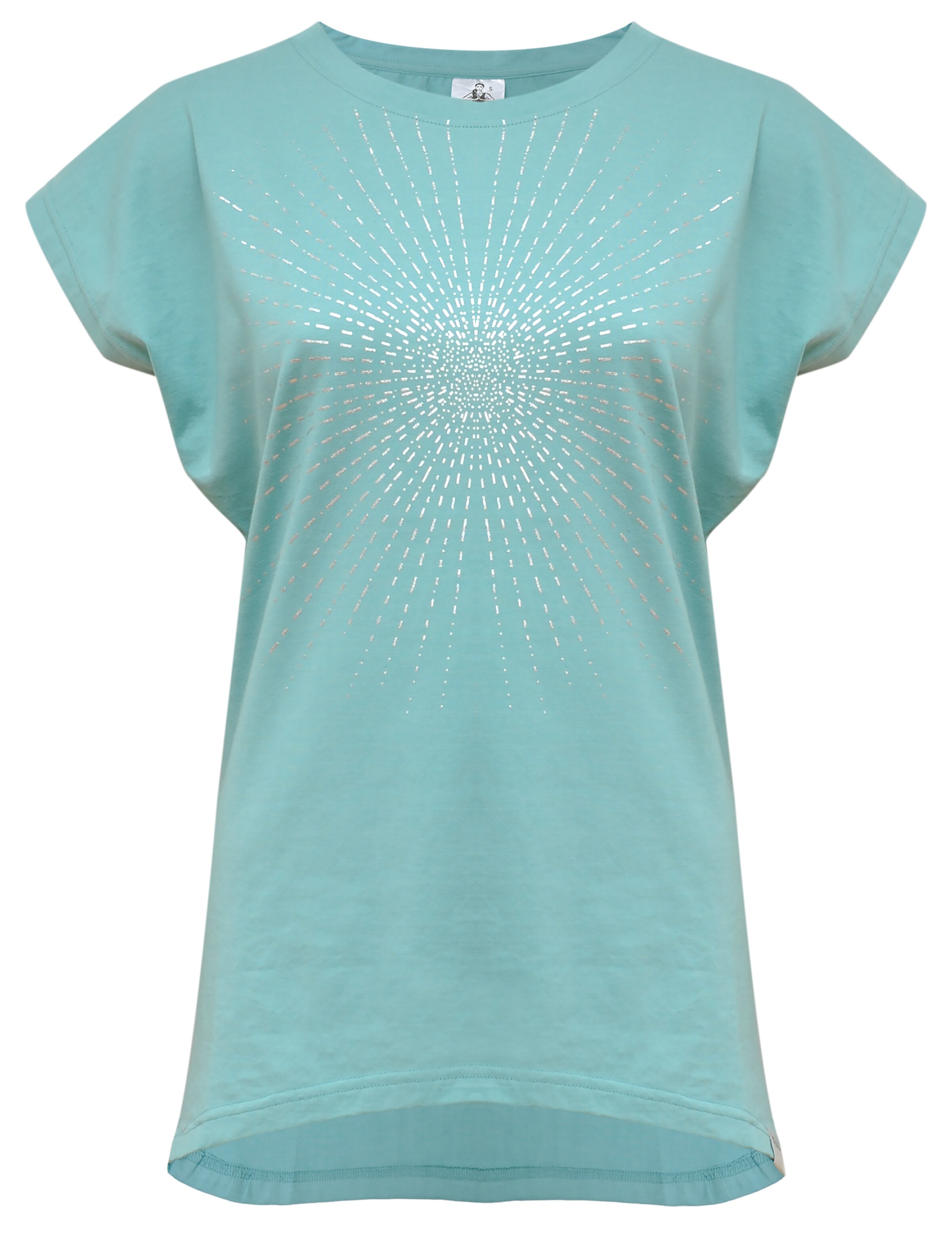 YOGISTAR.COM - T-shirt 'Batwing Sunray' in mint