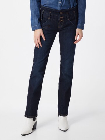 FREEMAN T. PORTER Slimfit Jeans 'Amelie' in Blauw: voorkant