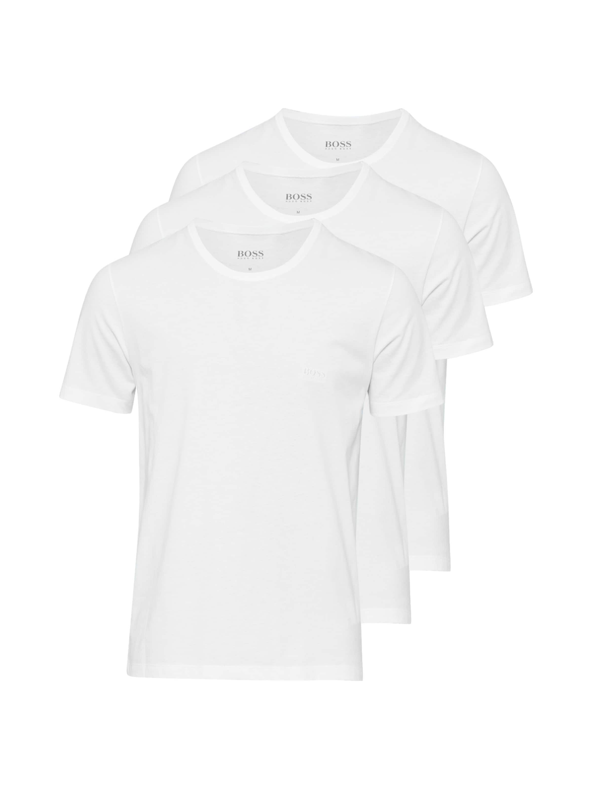 BOSS T-Shirt in Weiß: Vorderseite