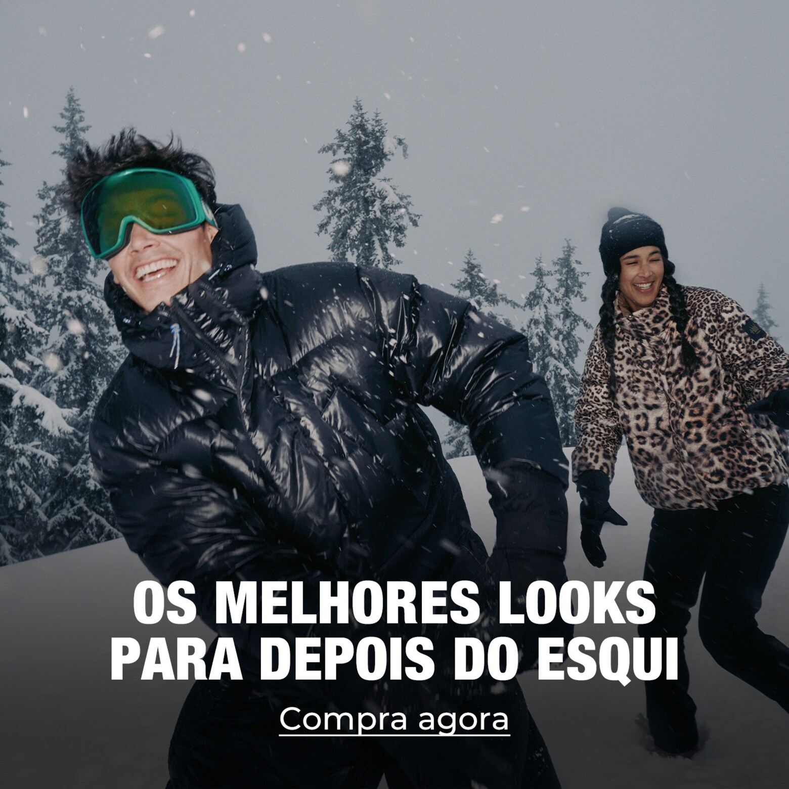 Roupa, equipamento, acessórios e muito mais Os teus artigos essenciais de esqui e snowboard