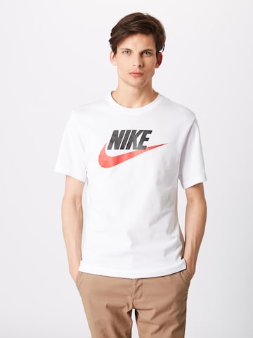 Nike Sportswear Regular fit Μπλουζάκι 'Futura' σε λευκό: μπροστά