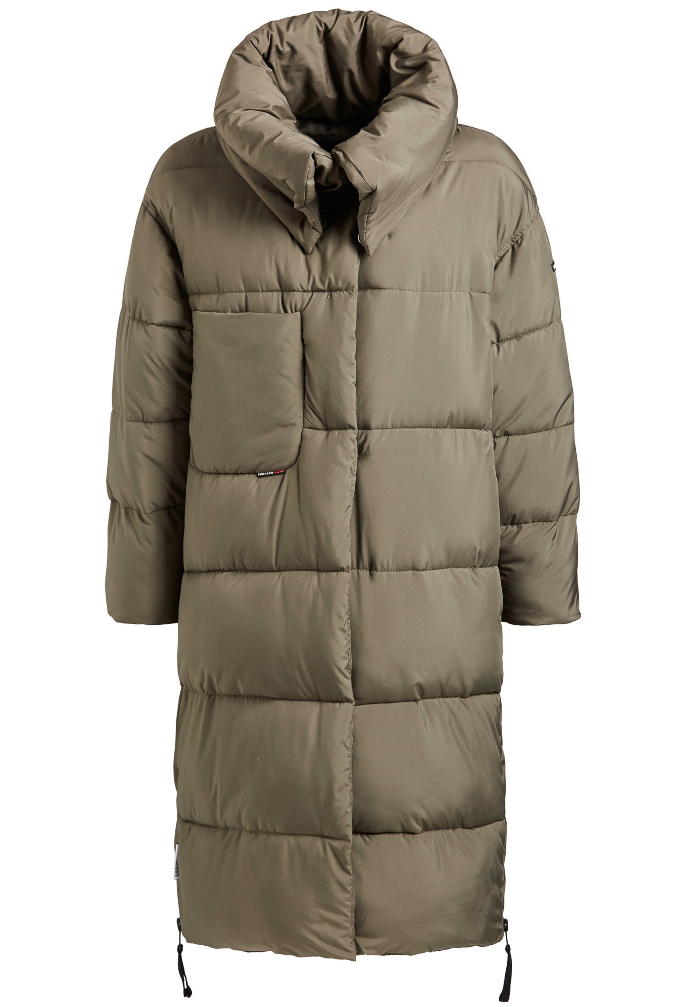 khujo - Wintermantel 'Juliett' in de kleur Kaki