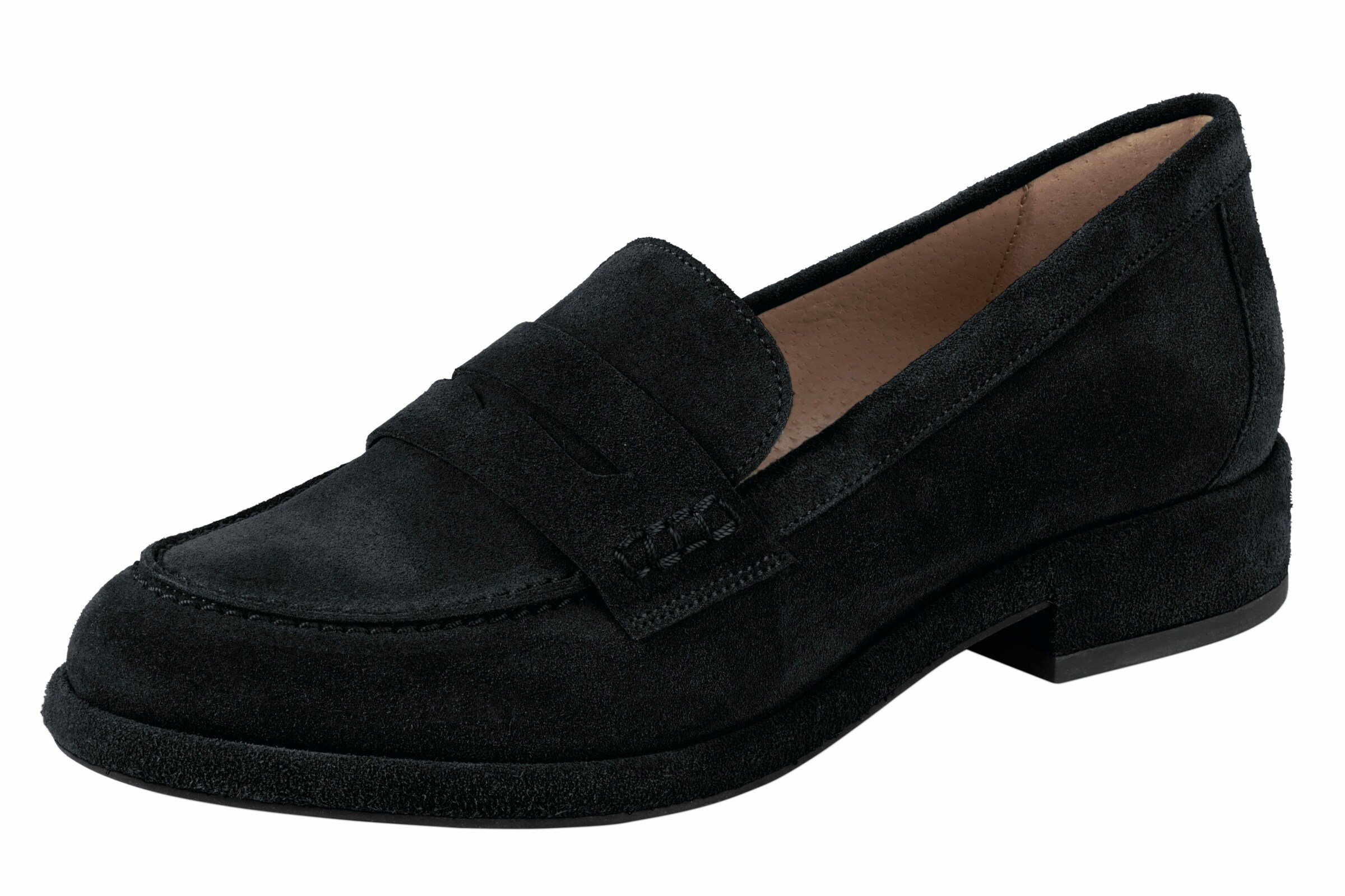 heine - Slipper im Penny-Loafer-Style in schwarz
