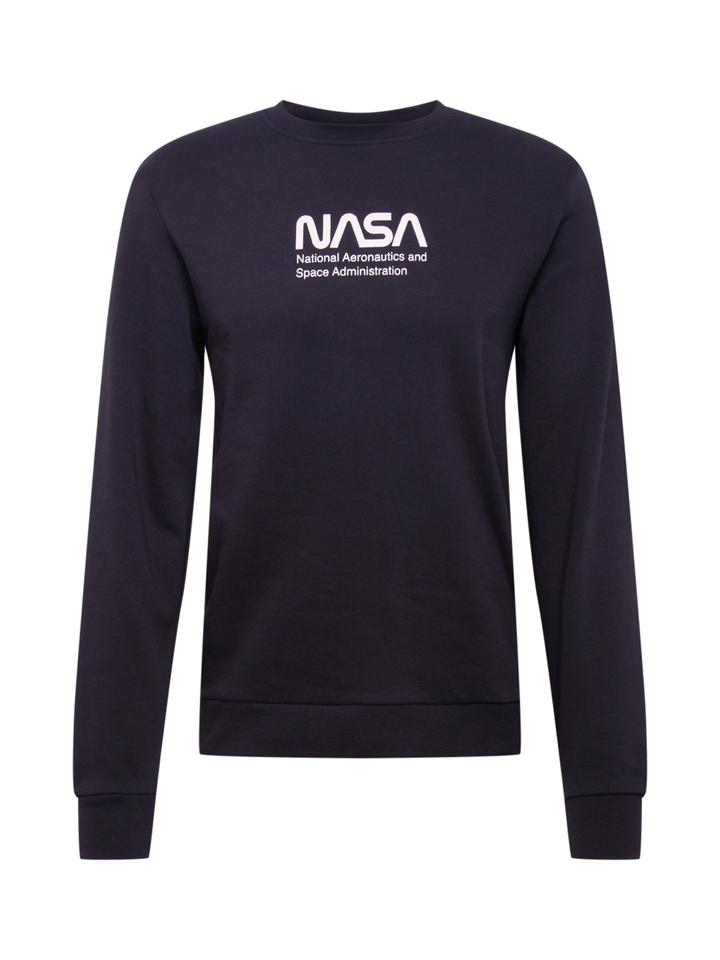 Only & Sons - Sweatshirt 'onsNASA LICENSE CREW NECK SWEAT REG' in de kleur Zwart