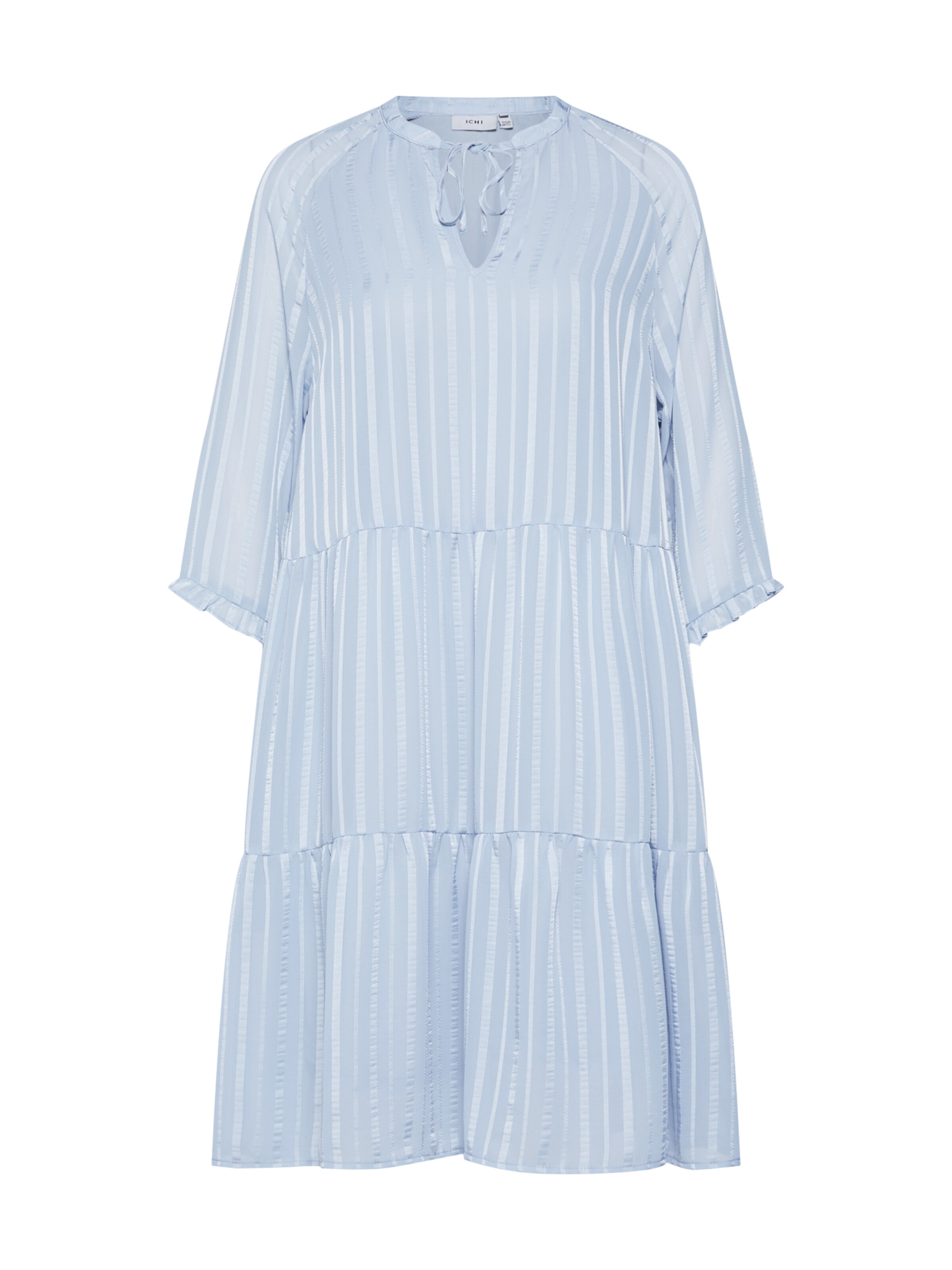 ICHI - Zomerjurk 'DONNA DR2' in de kleur Lichtblauw