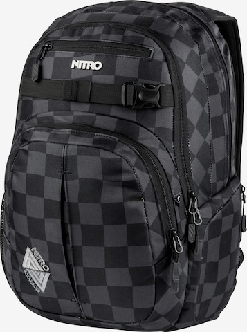 NitroBags Rucksack 'Chase' in Grau: predná strana