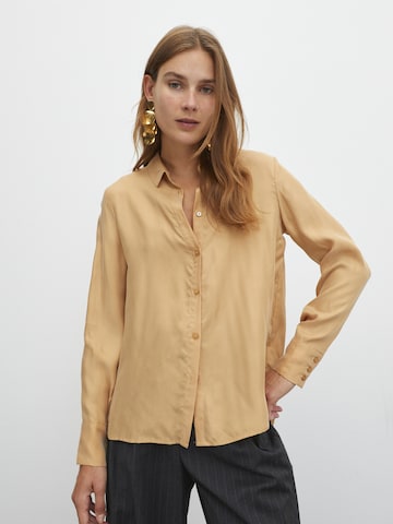 EDITED Bluse 'Ellinor' in Beige: Vorderseite
