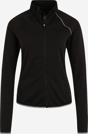 ONLY PLAY Sports jacket 'PERFORMANCE RUN BRUSHED LS ZIP' in Black / White, Item view