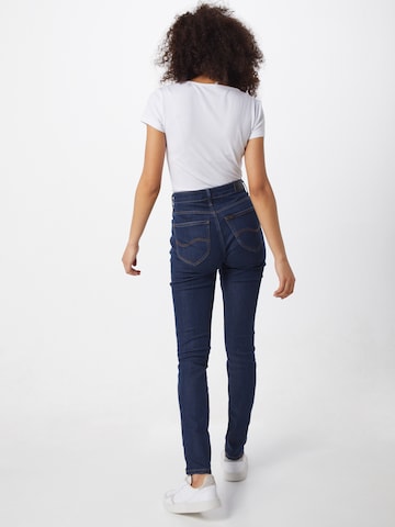 Skinny Jean 'Scarlett High' Lee en bleu