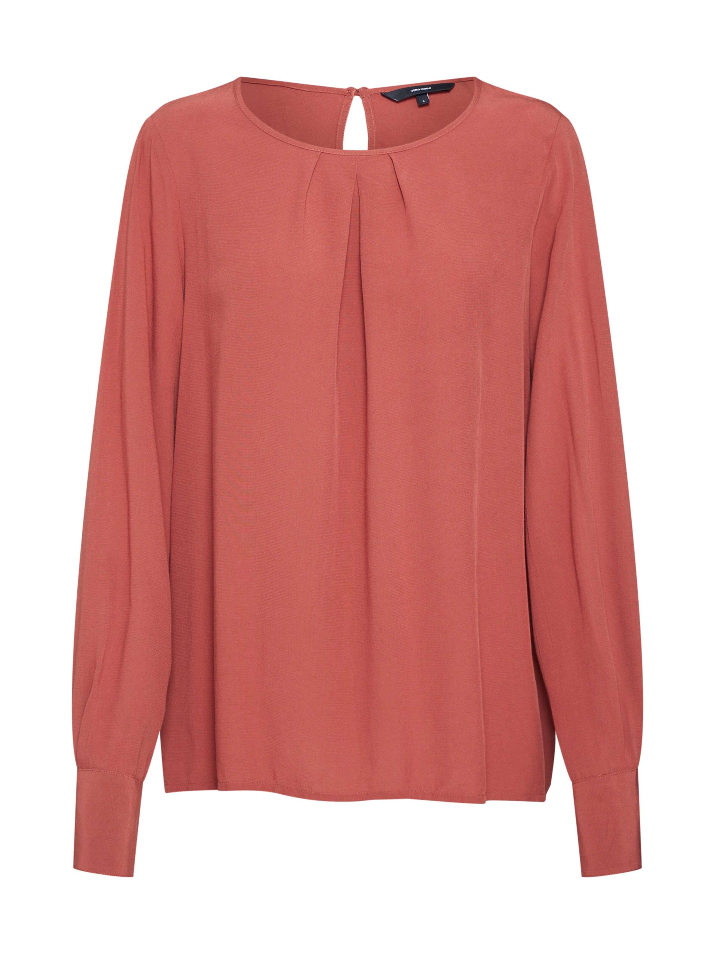 VERO MODA - Blouse 'LILJA' in de kleur Roestbruin