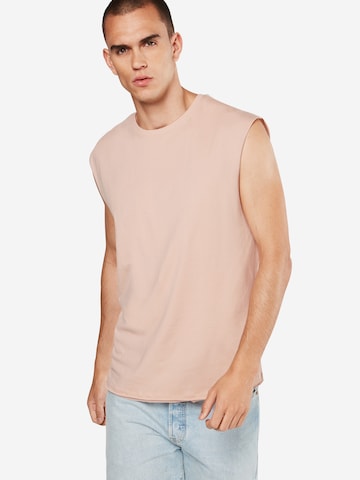 T-Shirt Urban Classics en rose : devant